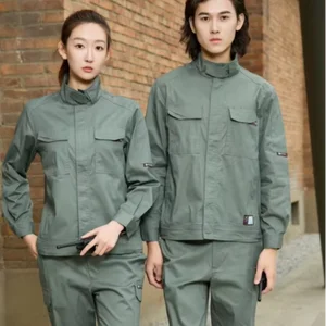 Workshop Maintenance Worker Driver Jacket Pants Suit Work Uniform Long Sleeved Breathable Workwear Suit Uniform