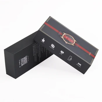 Factory Supplier Square Shoulder Style Paper Box Packaging For Luxury Gift With Smart Watch