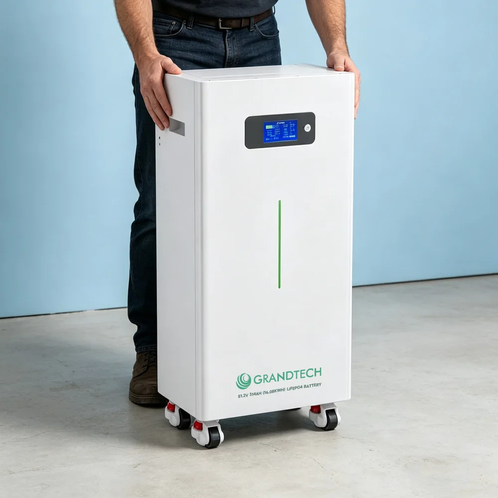 6500 Cycles 200A Touch Screen 16kwh 10kwh 314ah 51.2v Solid State LiFePO4 Batteries Pack for Solar Battery Storage