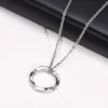 Steel pendant +0 chain 60CM