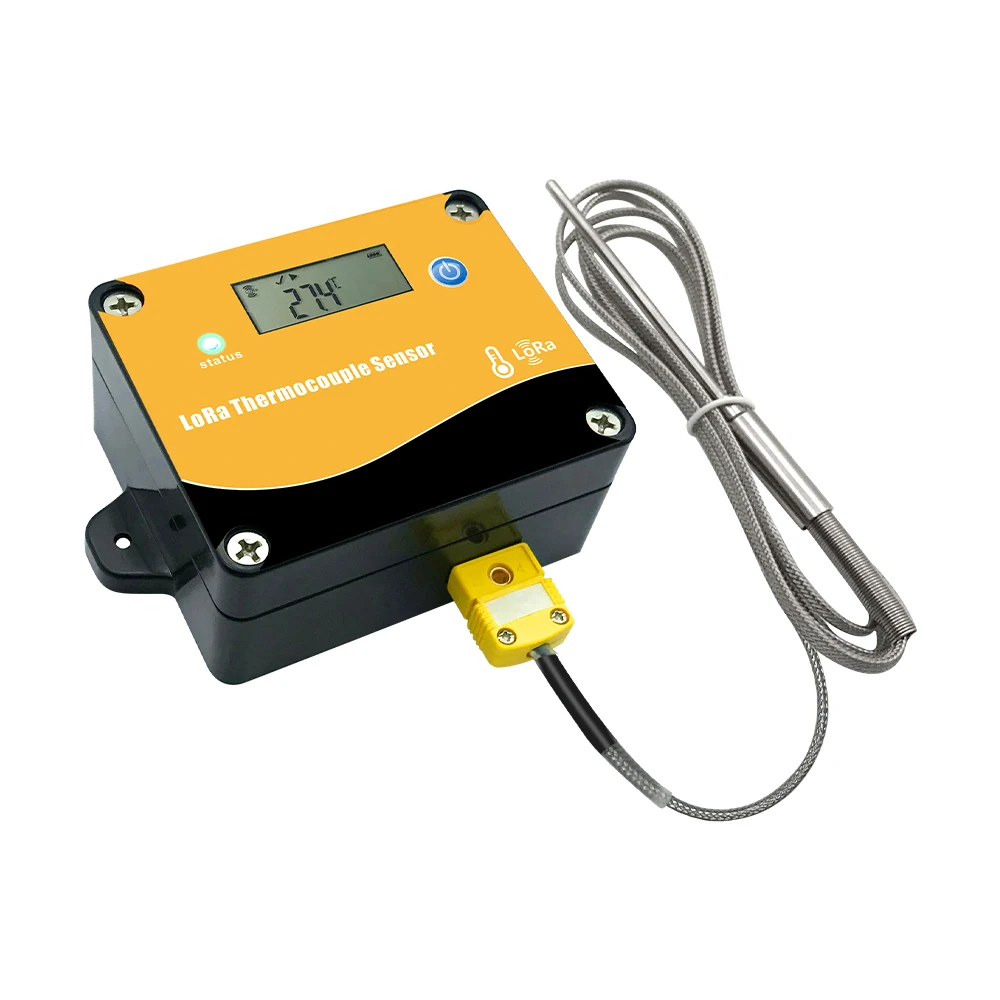 Wireless Lora Temperature Long Range k Type Thermocouple Transmitter