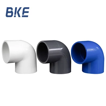 chinese factory PVC water supply pipe fittings manufacturers direct UPVC 90 degree elbows