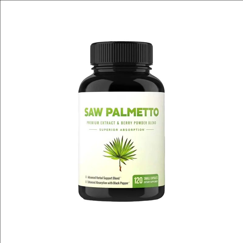 Saw Palmetto Capsules For Men Prostate Support Supplement For Men's ...