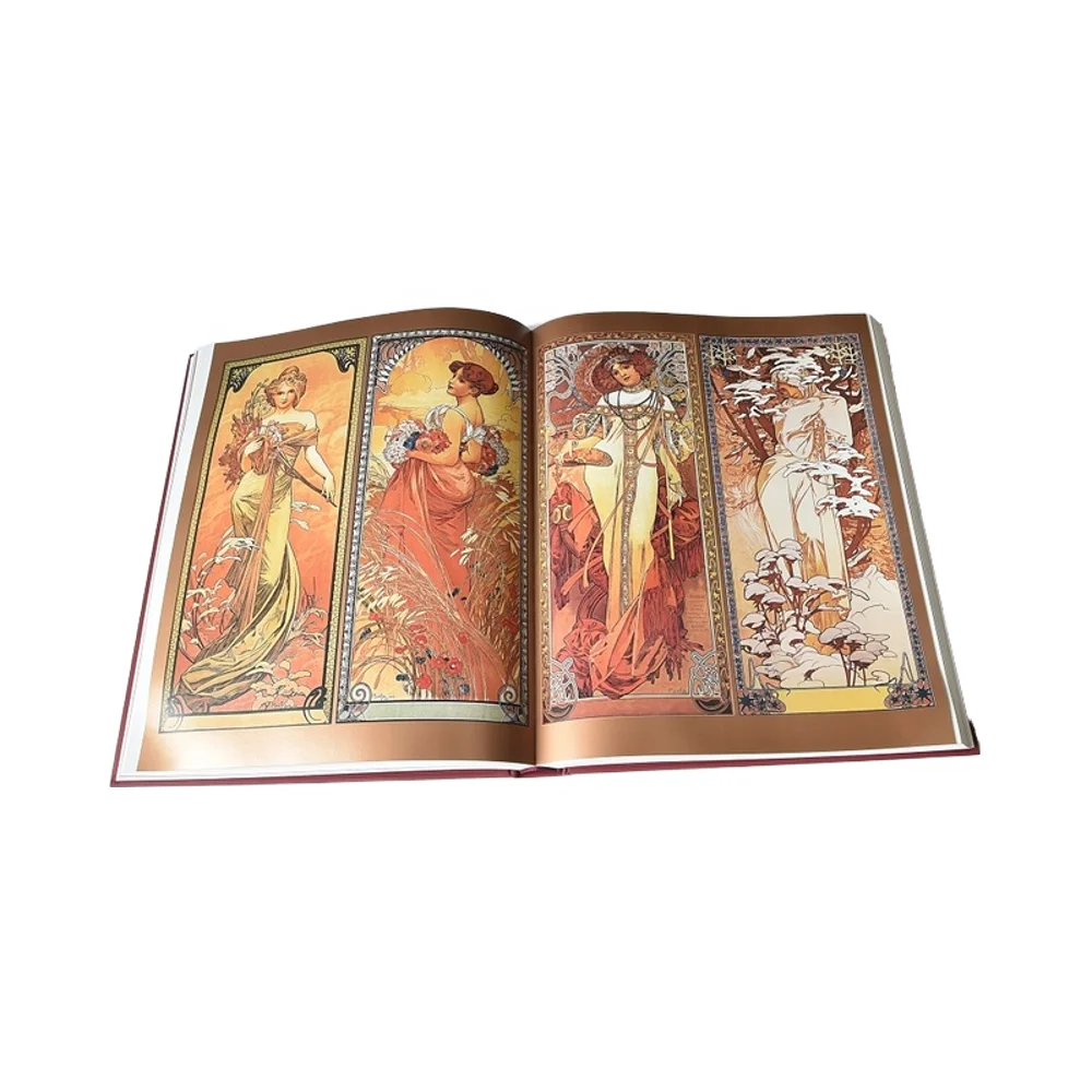 Высококачественная декоративная книжная витрина на заказ Золотая фольга в твердом переплете служба печати книг экологическая Исламская фабрика