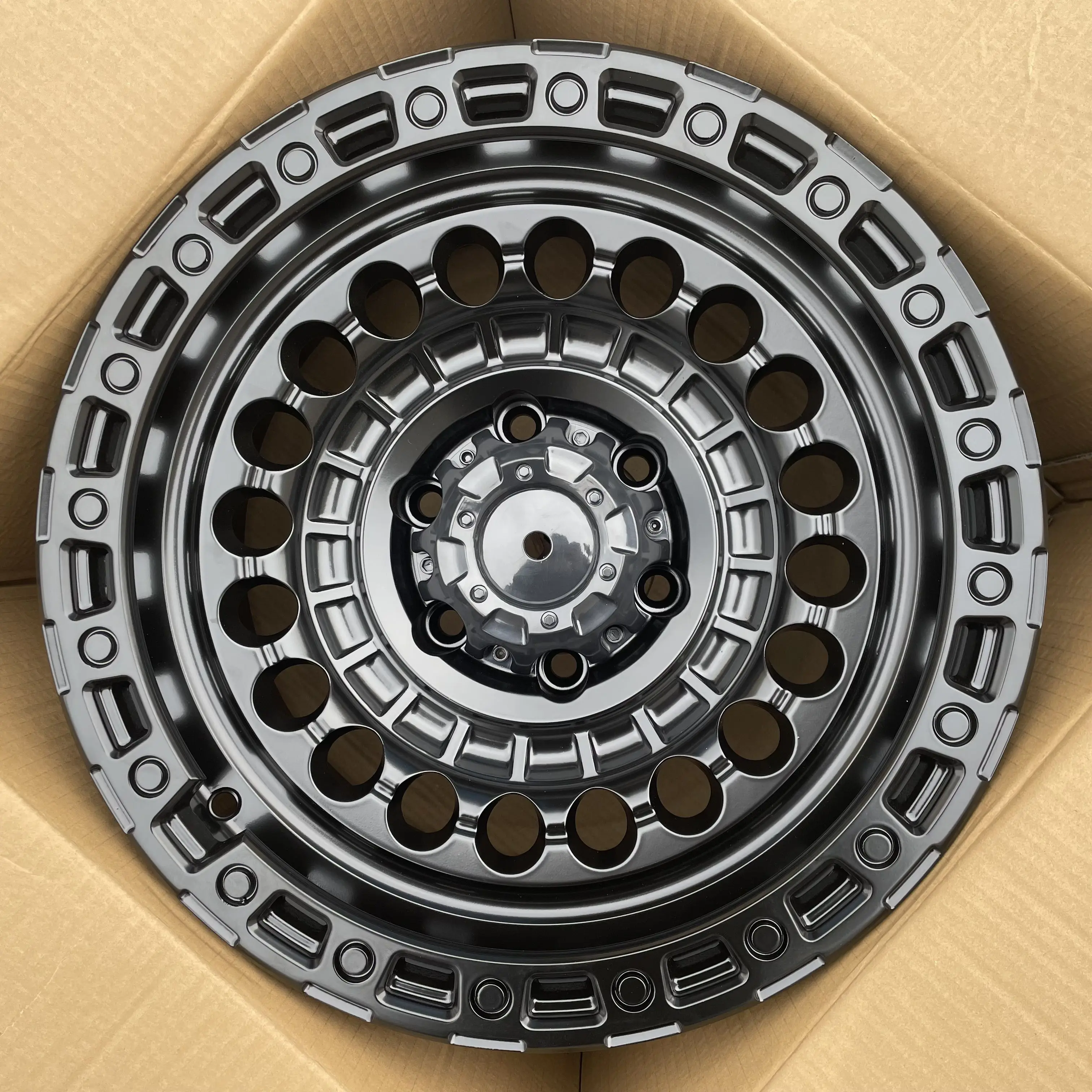 17 Inch 4x4 Pickup Off-road Wheels High Load 6x139.7 Matte Black for ...
