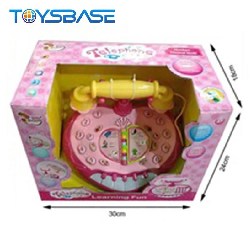 Детские игрушки пластиковый мобильный телефон игрушка с подсветкой и
