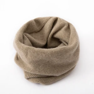 MYAKON Customizable Knitted Hat & Neckerchief in Two Ways Winter Solid Pattern Made in China