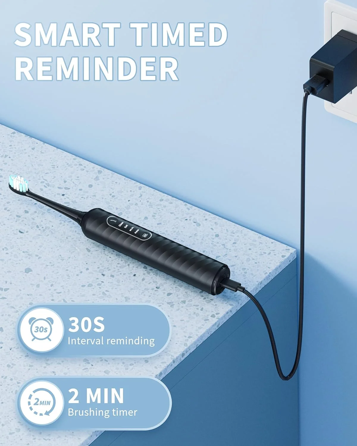 Professional Flossing Toothbrush and Water Flosser Combo 3 In1 Cordless Advanced Water Dental Flosser Dental Water Jet
