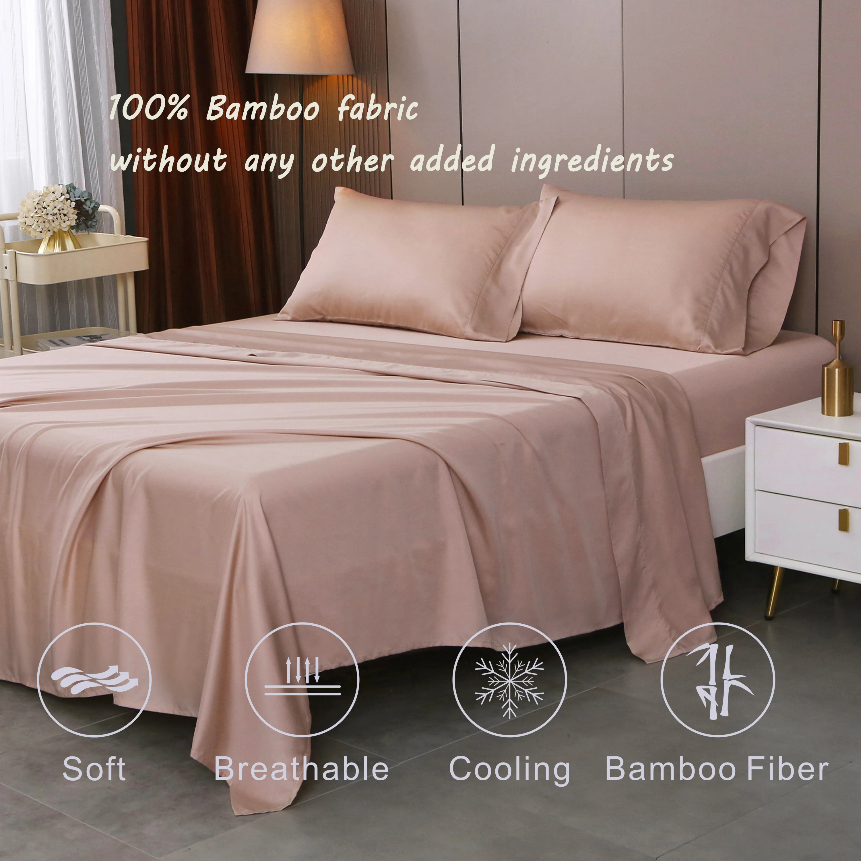 Wholesale Organic Silk Crib Sheet Bamboo Viscose Bed Cotton Lyocell