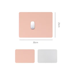 Коврик для мыши из натуральной пробки офисный Большой Двухсторонний протектор ноутбука и стола водонепроницаемый коврик искусственной