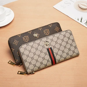 Prepare to ship women's wallets fashion ladies wrist bag leather clutch bags long wallet zipper coin ladies wallet