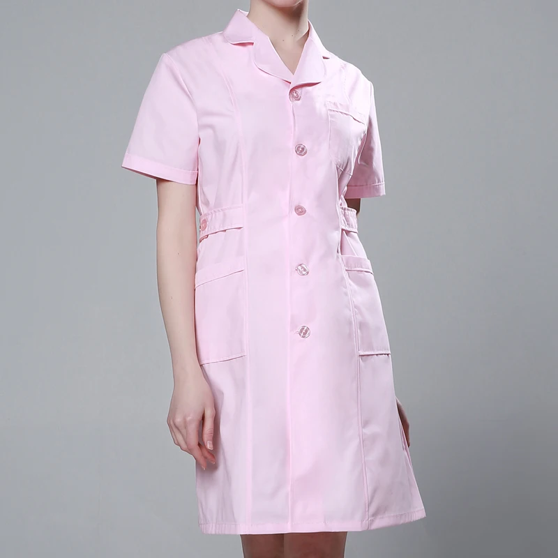 Different Collar Pattern Short Sleeve Long Sleeve Stock Lot Shipping Fast Nurse Beauty Spa Salon Working Dress Uniforms