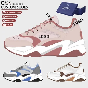 Custom Men Shoes New Fashion Product Designer Customized LOGO Sneakers Breathable Casual Flat Sports Walking Style Retro Shoes
