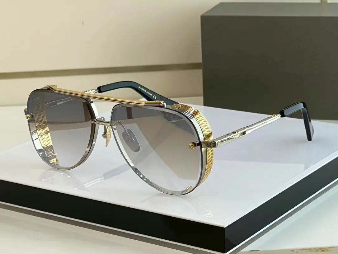 Luxury Retro Vintage Top Sunglasses For Men With Laser Logo And Shiny Gold  Plating Z0350W From Hellozhou8888, $48.69