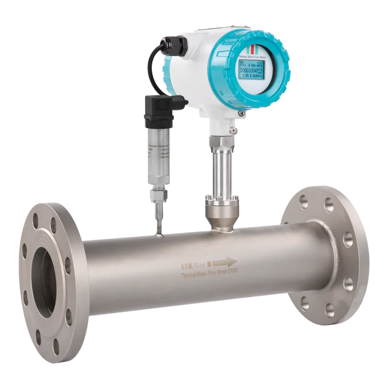 Nitrogen Flowmeter Compressed Air RS485 Thermal Gas Mass Flow Meter