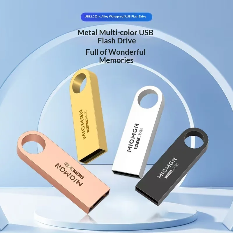Customized Wholesale of 16 Metal 32g Creative USB Flash Drive with Corporate logo Customization preview 3