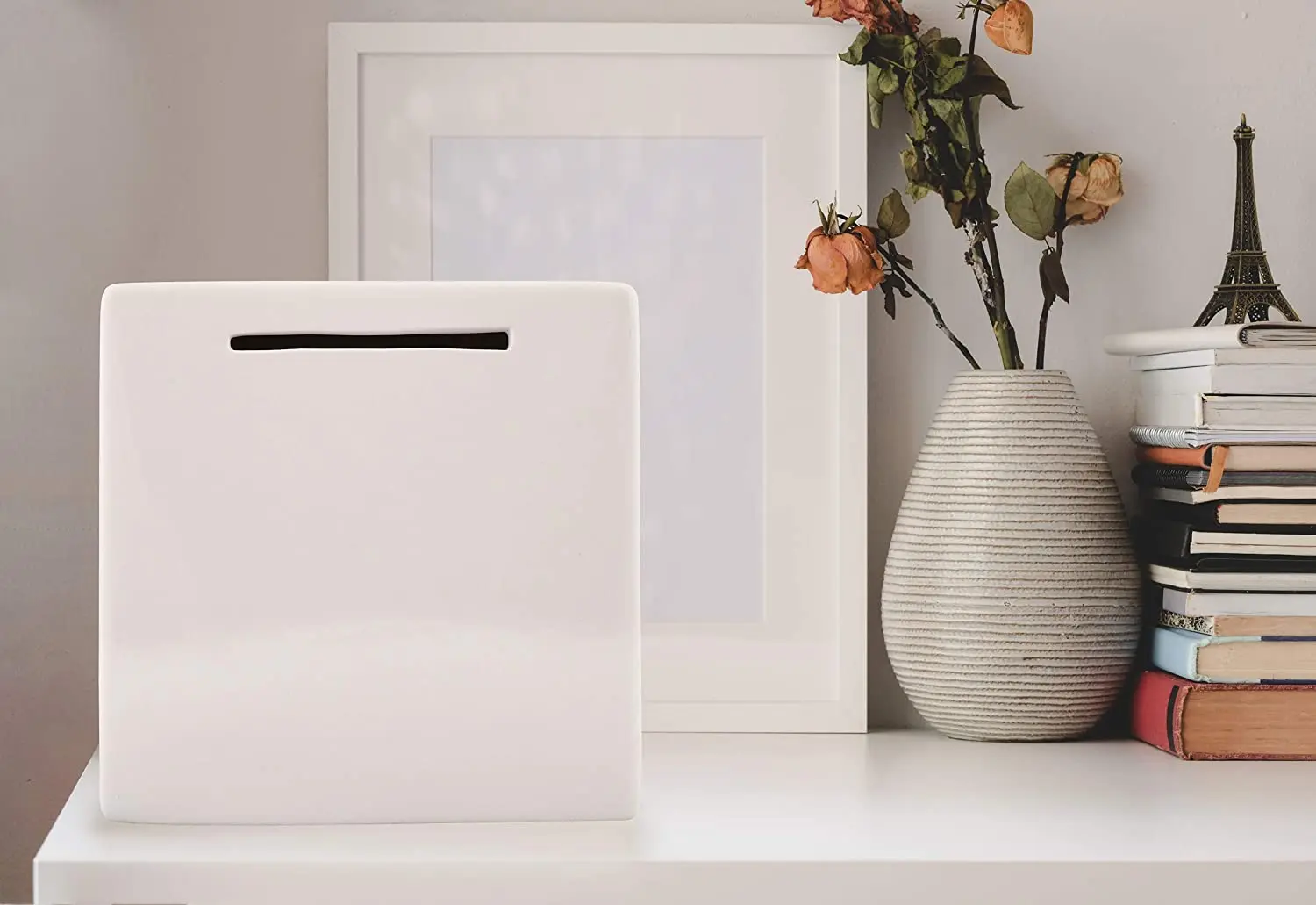 Новая Заводская белый гигантские большие керамические монета сбора экономия денег хранения копилка, способный преодолевать Броды для взрослых