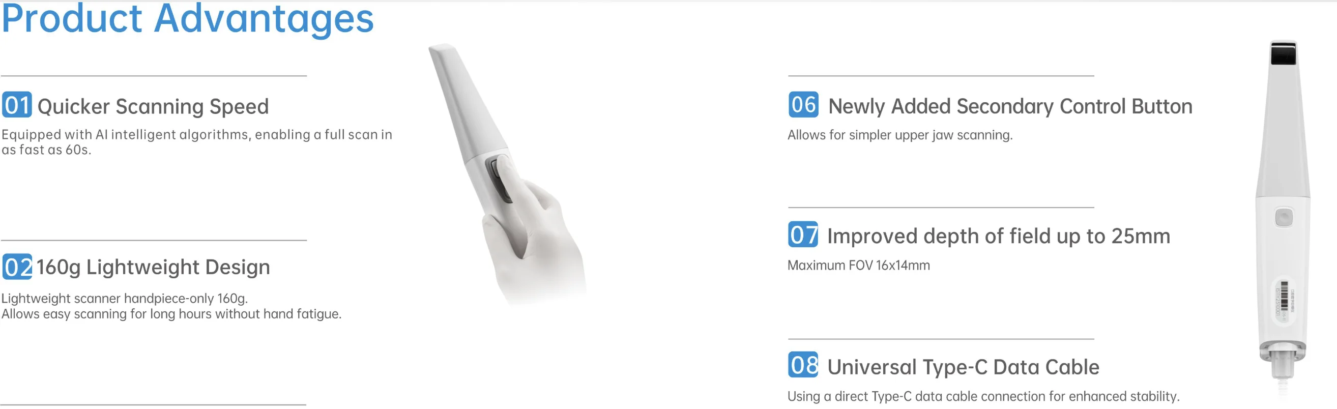 3D Digital Dental Runyes V5 Intraoral Scanner 