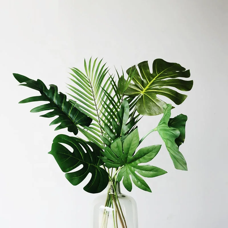 4 Stück Künstliche Palmenblätter, Je 51 Cm Hoch – Für Tropische Deko, Hawaii-Partys, Dschungel-Motive
