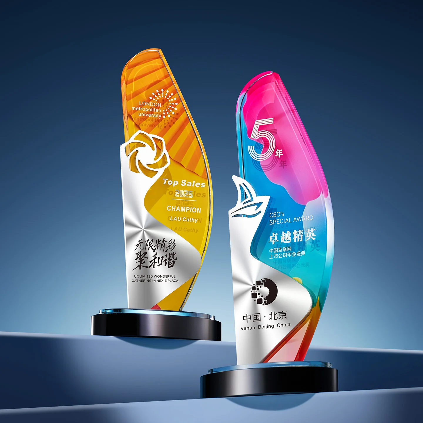 product new product colorful customized gift crystal souvenir crafts trophy-5