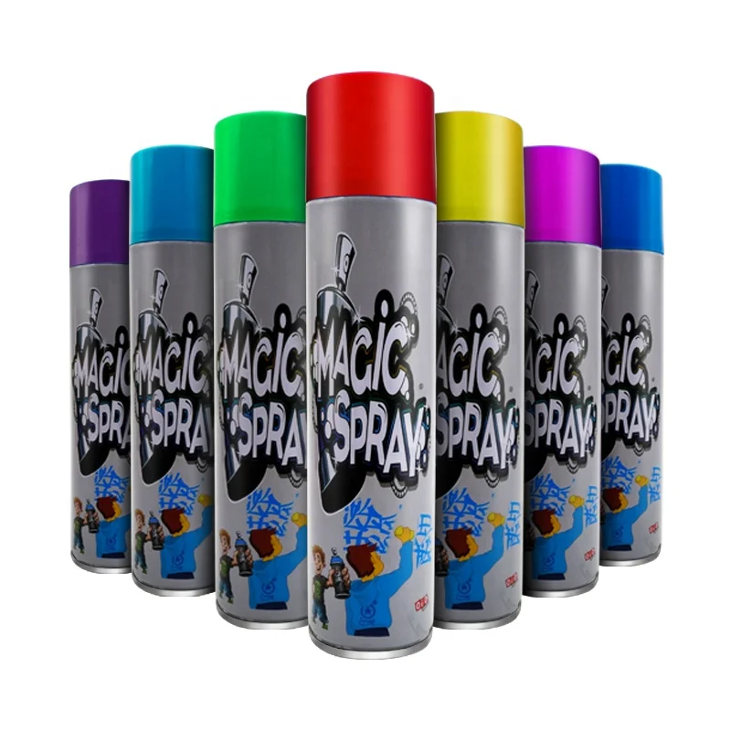 Colorful Aerosol Chalk Spray Paint for Decorative Use OEM/ODM