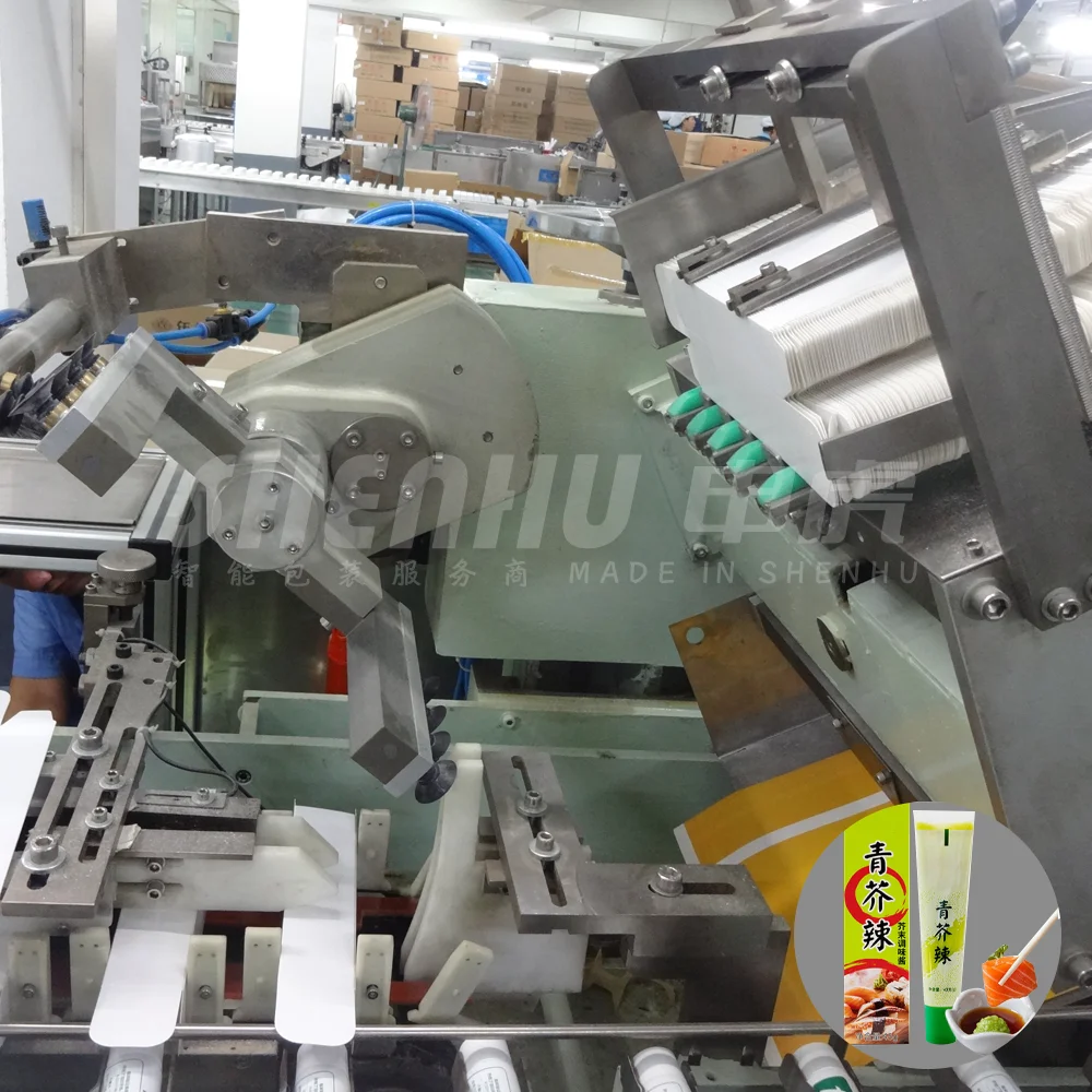 Automatic 12 PCS Colorful White Chalk Cartoning Machine School Pen Pencil Carton Box Packing Machine