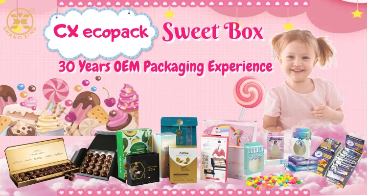 Custom Printing Paper Box with 4c Offset Printing Recyclable Food Grade Cardboard Packaging Box