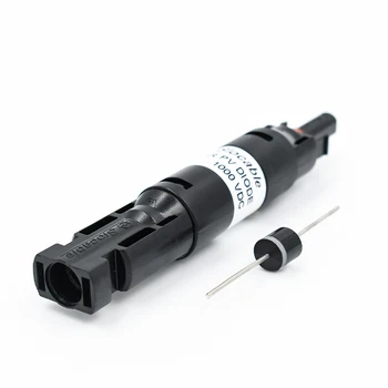 Slocable IP68 Waterproof 1000V/1500V DC 10A 20A PV Diode Connector for Solar Energy System