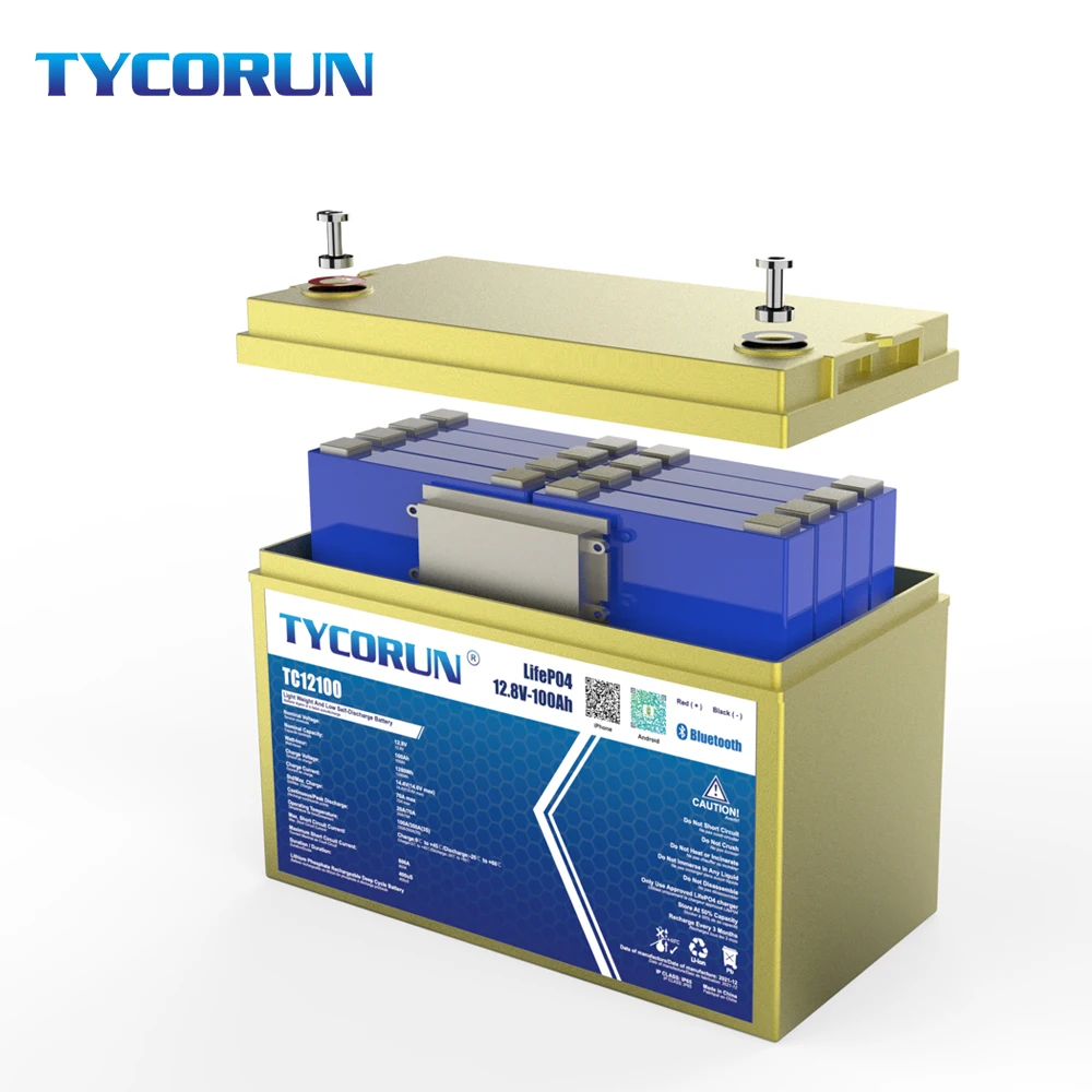 Tycorun Super Capacitor 12v Lifepo4 Battery 100ah For Electric Car