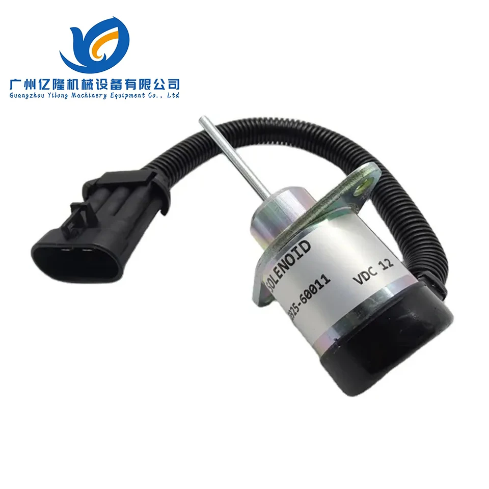 Fuel Stop Solenoid Replacing 1G925-60010 1G925-60011 6691498 Excavator 1503ES-12A5UC4S Engine