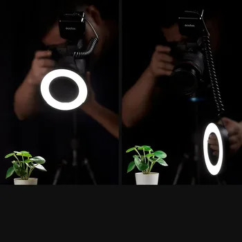 Godox Ring72 Macro LED Ring Light with 8 Lens Adapter Rings for Canon Nikon Pentax Olympus DSLR Cameras detail image