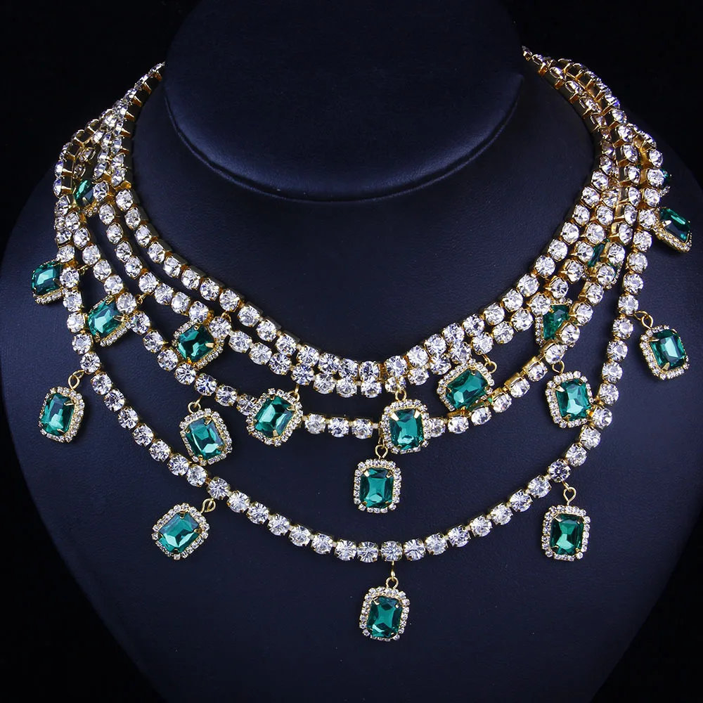 Fashion Luxury Rhinestone Choker Bride 