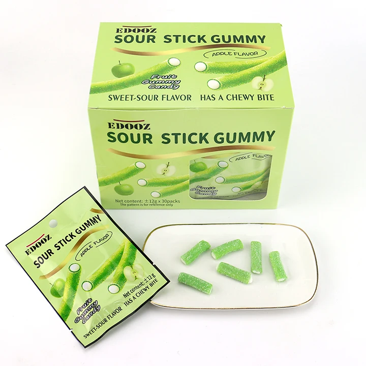Sour stick gummy