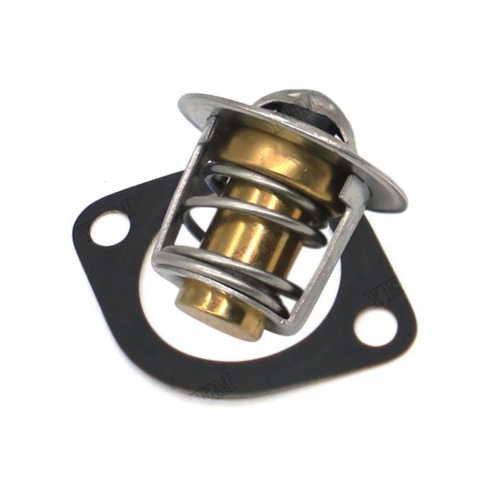 180°F Thermostat and Gasket 15531-73014 16851-73270 for Kubota D600 D640 D750 D662 D722 D750 D850 V1200 Engine