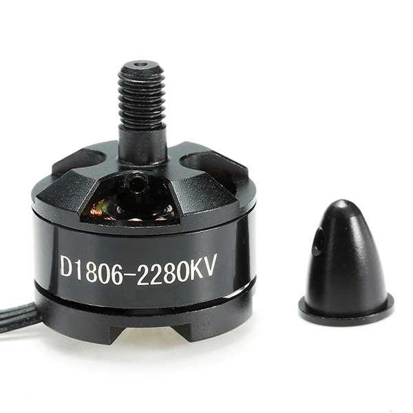 D1806 1806 2280KV 2-3S Banana Plug Brushless Motor Metal FPV RC Drone Quadcopter Aircraft for Multi-Rotor CW CCW