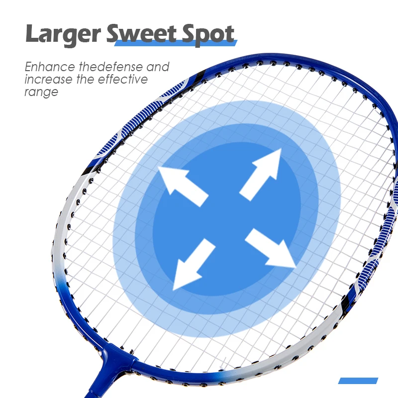 Индивидуальная дешевая цена легкая алюминиевая оригинальная Спортивная тренировочная ракетка для бадминтона и