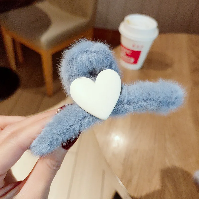 Оптовая продажа от производителя плюшевые заколки для волос большие размеры в виде акулы