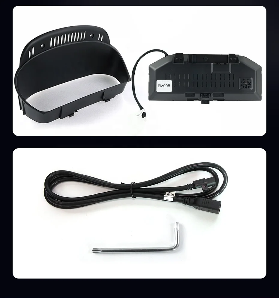 MEKEDE LCD Digital Dashboard Cluster Virtual Screen Linux  for BMW X5 E70 Cic Ccc 2006 2007 2008 2009 2010 2013