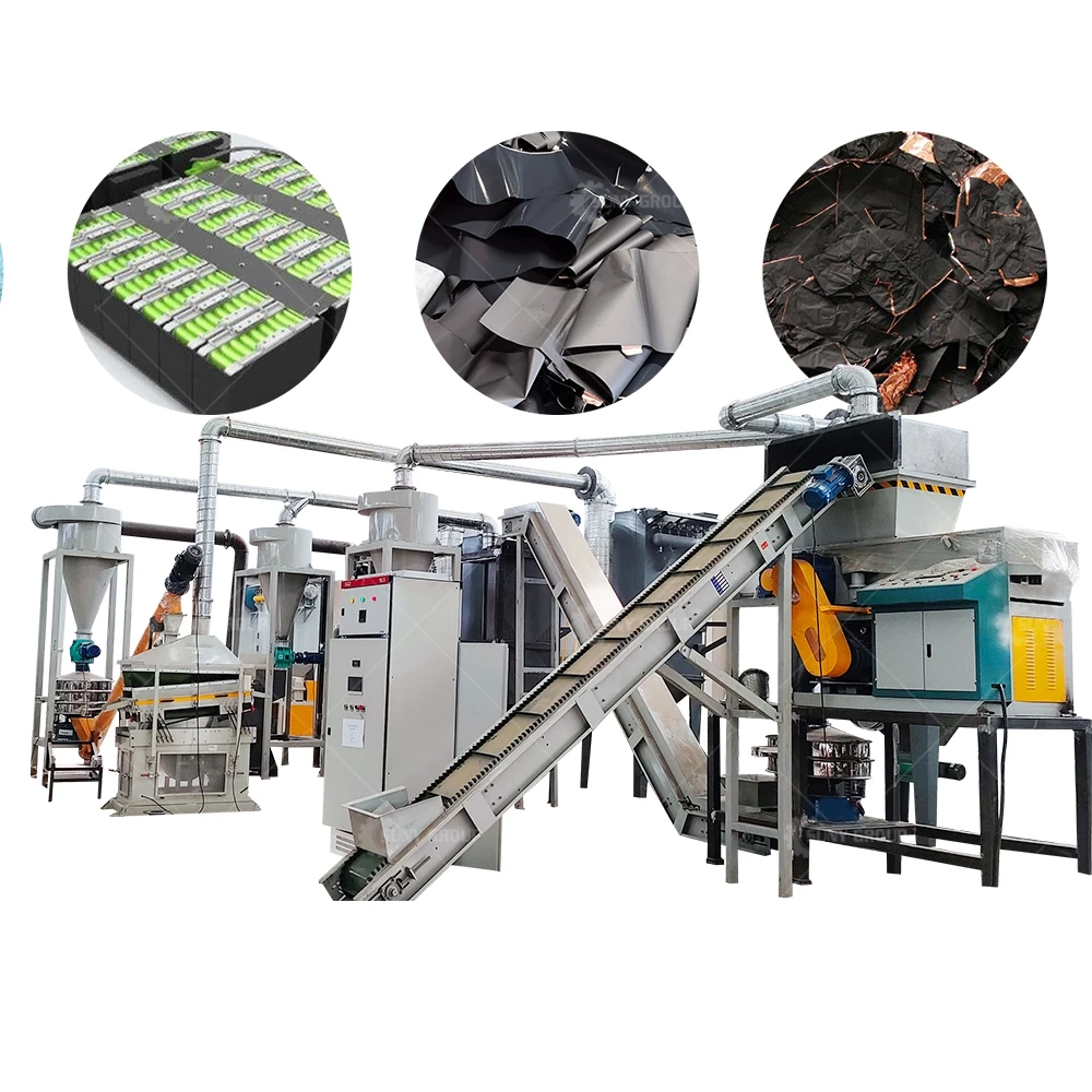 Fully Automatic Used Lithium Battery Recycling Plant Waste Lithium Battery Recycling Production Line
