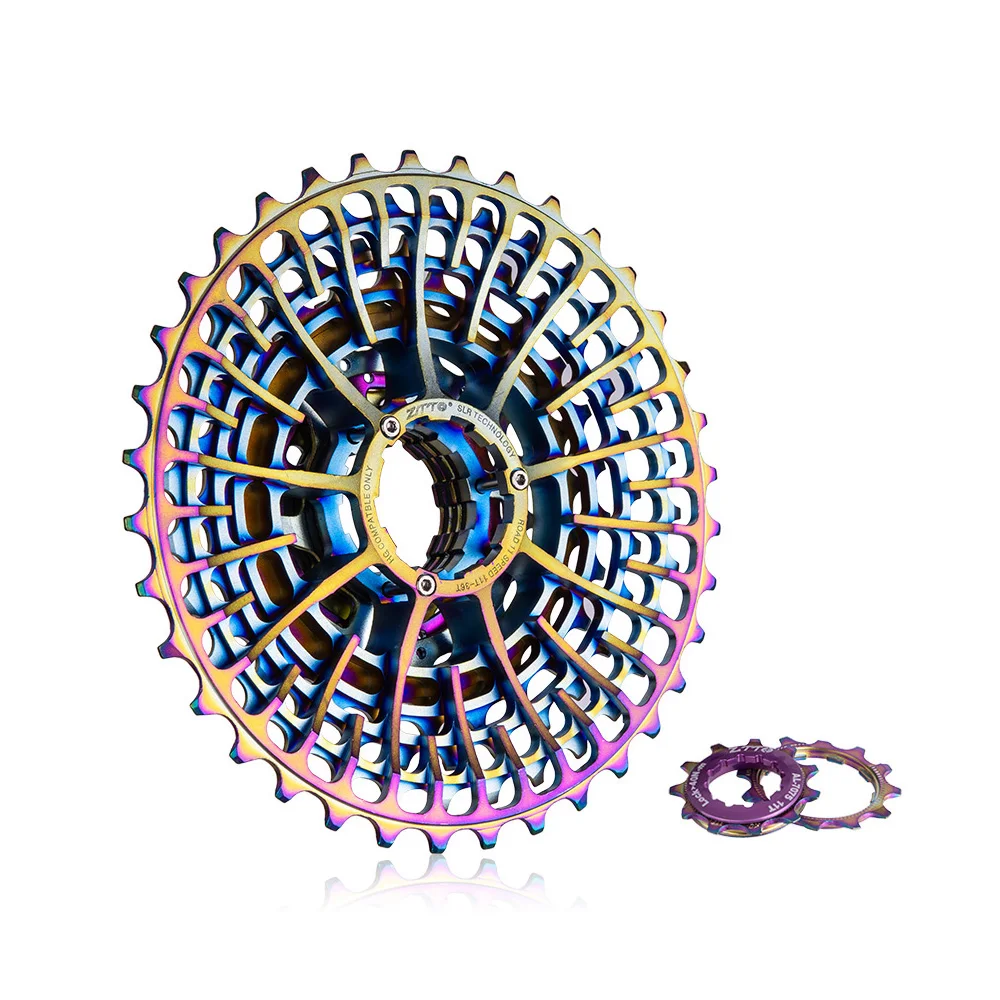 ZTTO Road Bike 11 Speed SLR Colorful Cassette Freewheel UltraLight 11-28T  Gravel Bike 11-36T 11Speed 11-34 K7 11V 11-32 CNC