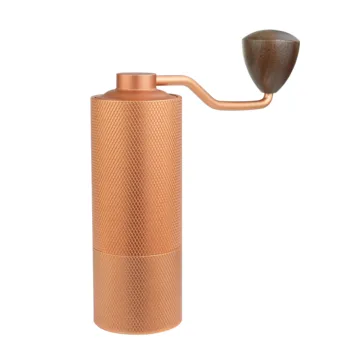 KAJIANG Al-alloy Body Mini Professional Portable Hand Coffee grinder Stainless Steel Manual Coffee Bean Grinder