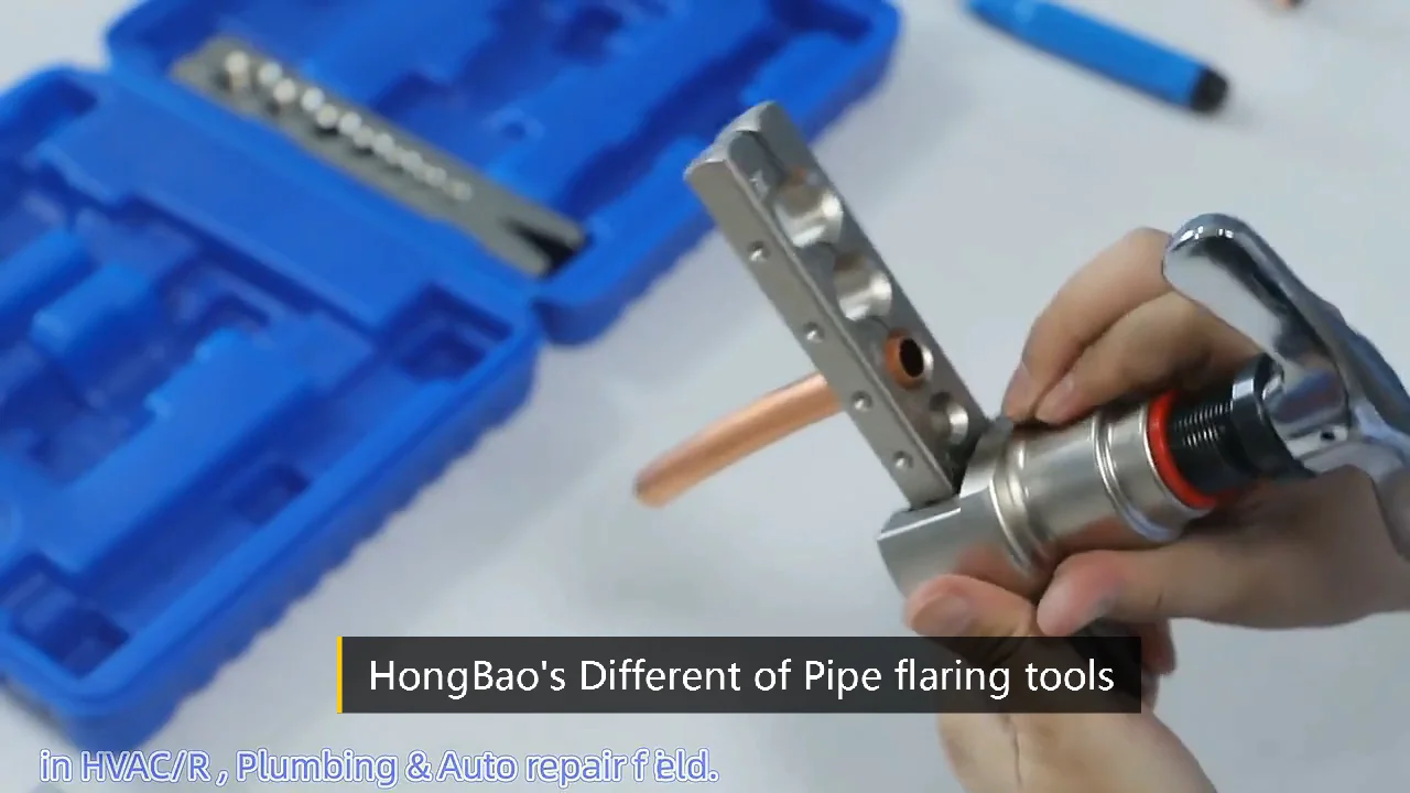 Flaring Tool Set For Eccentric Cone Flaring Up To 45 Degree Aluminium