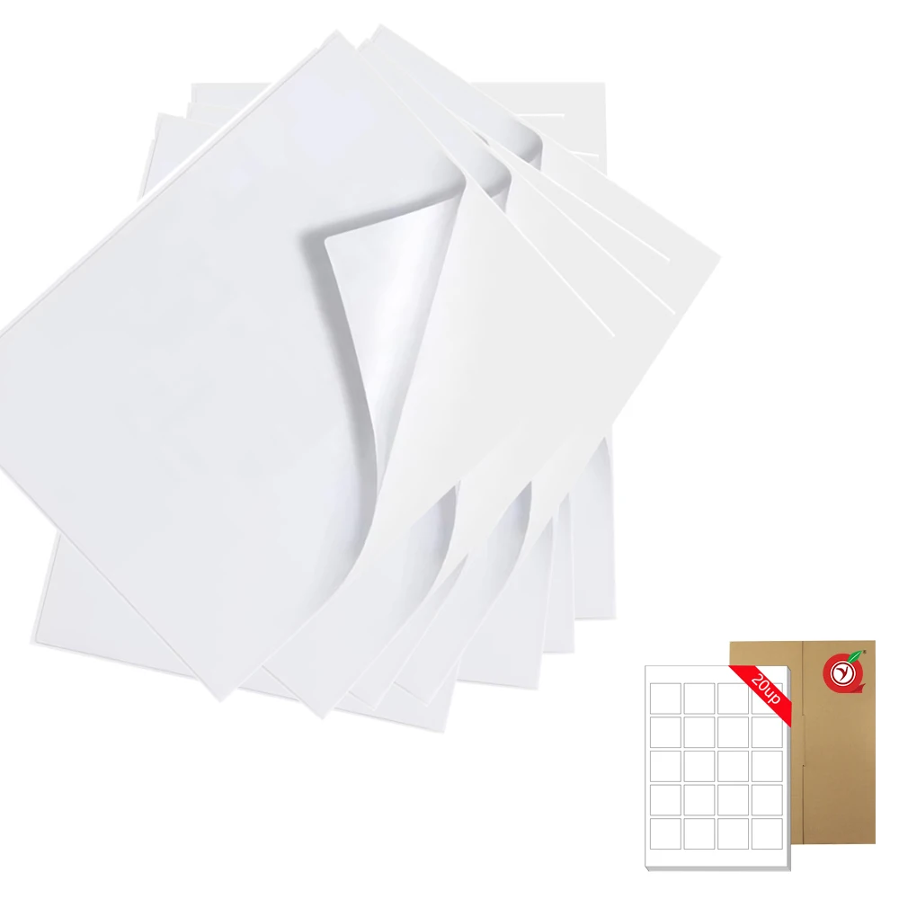 20 Sheet A4 20 Face-One (A-one) Label Seal [inkjet] Matte Paper White (400 Pieces) 60220 (japan Import