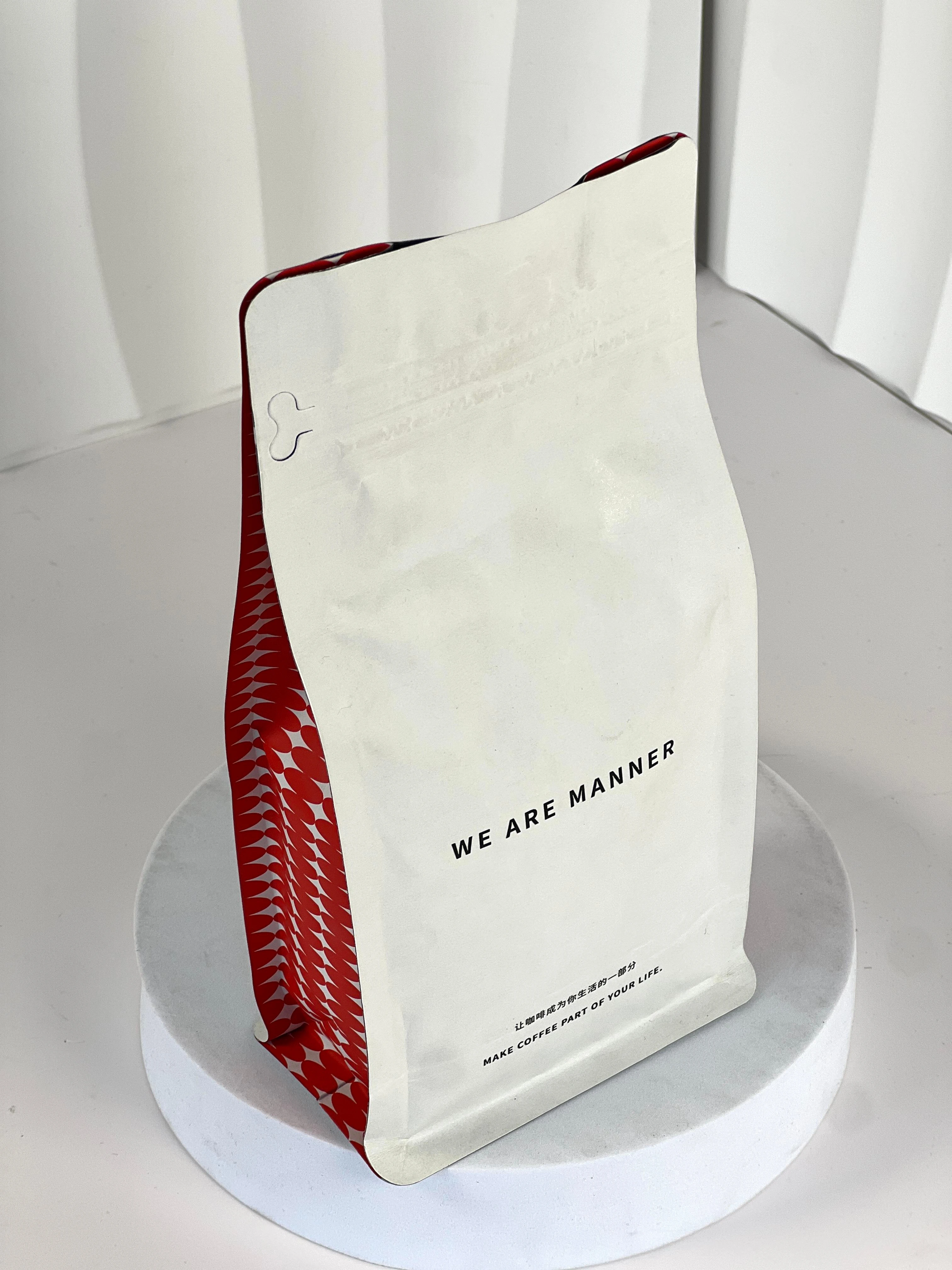 2026 Hot Seller Recyclable Wholesale Biodegradable PET/PE Coffee Bag  Packages Flat Bottom Bags With Zipper