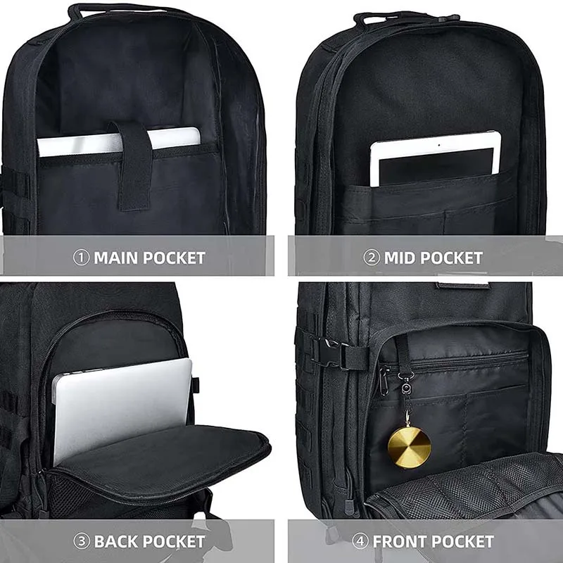 Wholesale Hunting Backpack Outdoor Sport Hiking Survival Bag Rucksack Waterproof Hunting Tactical Backpack