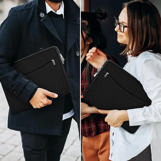 product computer laptop carrying sleeve bag briefcase business slim lightweight shockproof protective simple carrying computer bag-33