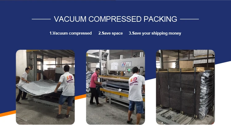 Vacuum compressed Packing