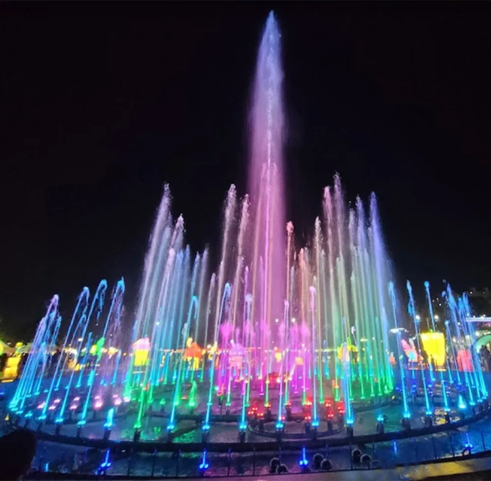 Artwatershow Contemporary Design Music Dancing Water Fountain Floating Dancing Ocean Fountain