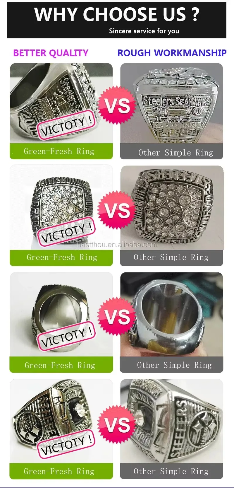 Custom Championship Rings for Youth Football Softball Baseball Basketball  Hoops for Engagement Wedding Party Gifts