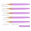 nail liner set purple